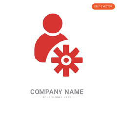 Wall Mural - User company logo design