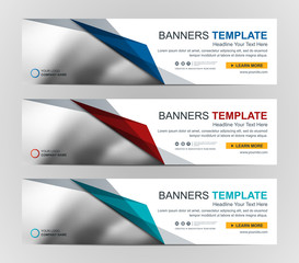 Wall Mural - abstract web banner design background or header templates