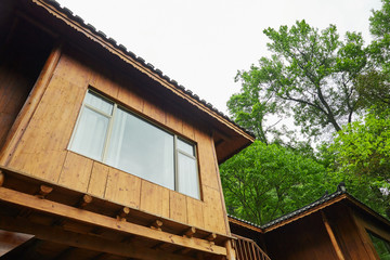 house, architecture, building, wooden, home, ancient, wood, temple, roof, garden, village, sky, traditional, rural, nature, travel, landscape, asia, green, summer, cottage, hut, grass, china, tree