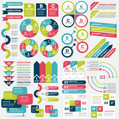 Wall Mural - Infographics Design Template Vector