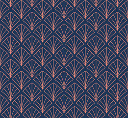 Abstract Seamless Art Deco Pattern. Stylish antique background.