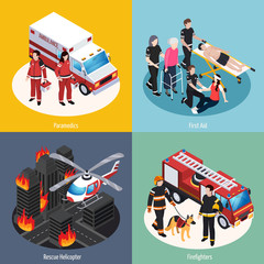 Canvas Print - Rescue Team 2x2 Design Concept