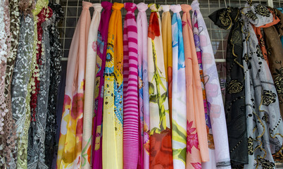 Scarves for sell, Seoul
