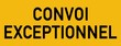 nceb2 NewConvoiExceptionnelBanner nceb - Großraum- und Schwertransporte - Warntafel für das Fahrzeugheck - english: CONVOI EXCEPTIONNEL - vehicle rear - banner 2komma6zu1 - xxl orange - e6089