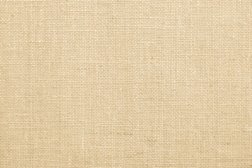 Wall Mural - jute fabric sackcloth burlap texture background beige cream brown color