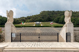 Fototapeta  - Polish War Cemetery at Monte Cassino - a necropolis of Polish soldiers who died in the battle of Monte Cassino from 11 to 19 May 1944. Italy