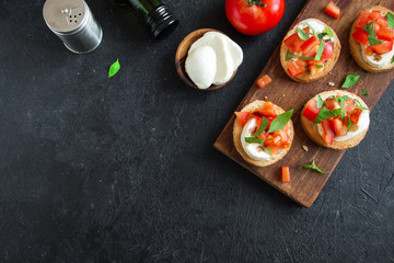 Wall Mural - Italian Caprese Bruschetta