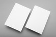 A5 template blank paper mockup.