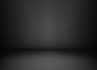 Empty black studio room. Dark background. Abstract dark empty studio room texture. Vector illustration