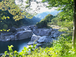 Wall Mural - Natural rock formation (scenic beauty), Japan