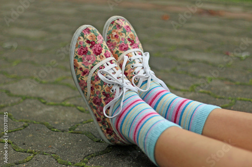 girls sock shoes