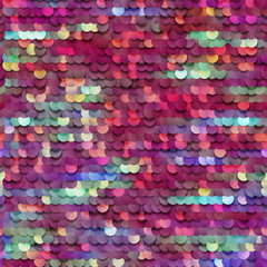 Wall Mural - seamless colorful sequined texture - vector illustration eps10