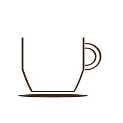 Sticker - Isolated coffee mug icon