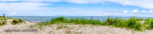 Dünen Ostsee Panorama Fototapete