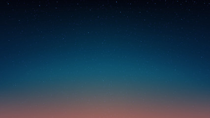 evening shining starry sky, blue space background with stars, cosmos