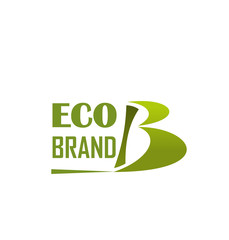 Sticker - Vector sign eco brand