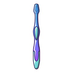 Poster - Trendy toothbrush icon. Cartoon of trendy toothbrush vector icon for web design isolated on white background
