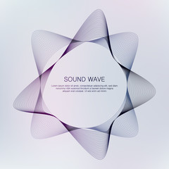 Wall Mural - sound wave