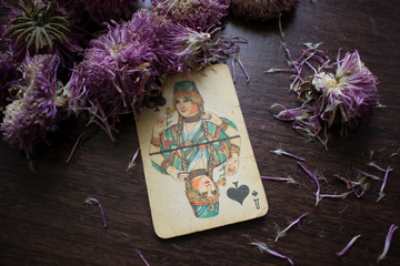 Photo of tarot card.