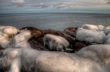 Wall Mural - Temperance River is a State Park on the North Shore of Lake Superior in Minnesota