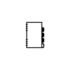 Poster - notebook icon. sign design