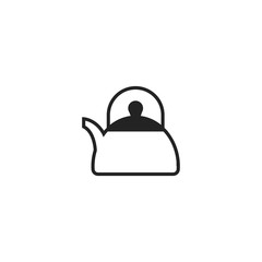 Sticker - tea pot icon. sign design