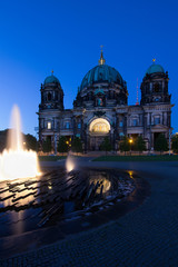 Poster - Berlin Cathedral at night, Germany