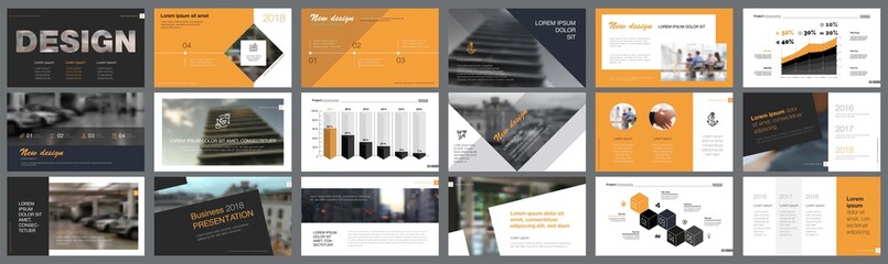 Poster - Fifteen Management Slide Templates Set