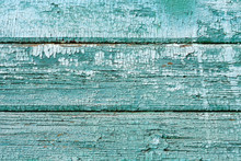 Old Blue Plank Wooden Wall Texture Background