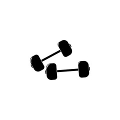 Poster - dumbbells illustration. Element of sport for mobile concept and web apps. Detailed dumbbells illustration can be used for web and mobile. Premium icon