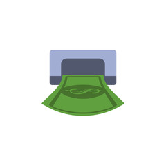 Aufkleber - cash from ATM colored icon. Element of bankings for mobile concept and web apps. Detailed cash from ATM colored icon can be used for web and mobile. Premium icon