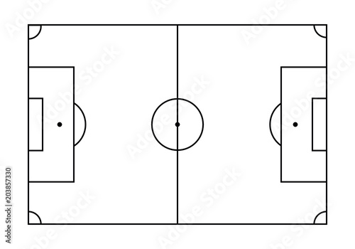 Fußballfeld – kaufen Sie diese Vektorgrafik und finden Sie ähnliche