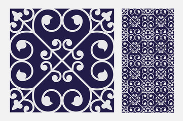Wall Mural - vintage tiles patterns antique seamless design in Vector illustration