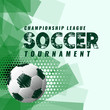 © starlineart - abstract soccer tournament background in grunge style