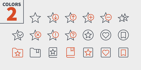 Poster - Bookmarks & Tags UI Pixel Perfect Well-crafted Vector Thin Line Icons 48x48 Ready for 24x24 Grid for Web Graphics and Apps with Editable Stroke. Simple Minimal Pictogram Part 2-3