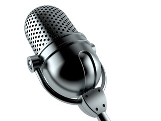 Wall Mural - Radio microphone