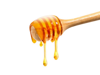 honey and honey comb with wooden stick