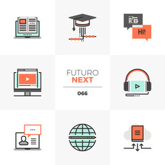 Poster - online course futuro next icons