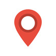 © OLGA - map pointer, pin, map icon - arrow pin, compass location sign