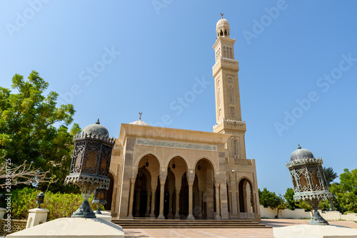 Obraz Dibond Jumeirah Mosque to meczet w Dubaju - ZEA - Zjednoczone Emiraty Arabskie