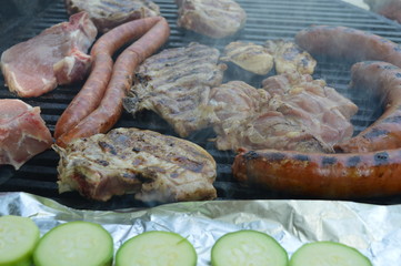 Barbecue meat