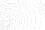 Fototapeta Perspektywa 3d - Contour black lines white background abstract