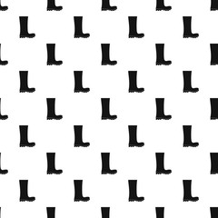 Poster - rubber boots pattern vector seamless repeating for any web design