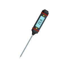 Poster - laboratory thermometer icon. flat illustration of laboratory thermometer vector icon for web