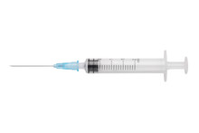 Syringe Isolated On White Background. 20ml