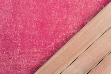 Aufkleber - New wooden background and pink texture