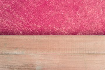 Aufkleber - New wooden background and pink texture