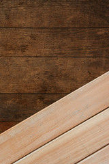 Aufkleber - New old wooden background texture
