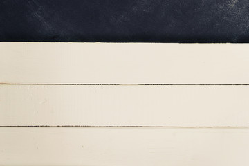 Aufkleber - White wooden background and dark texture