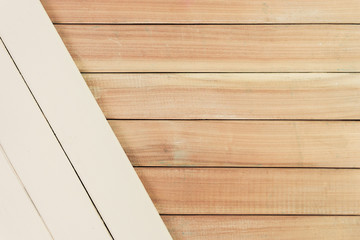 Aufkleber - New and white wooden background texture